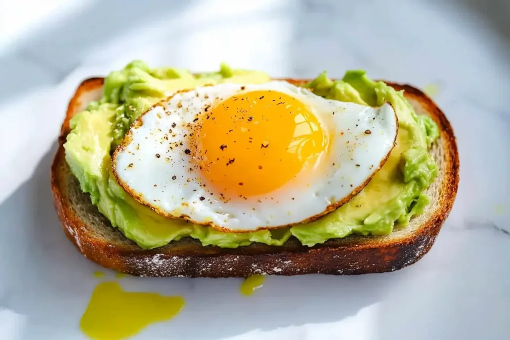 Simple Avocado Toast with Egg