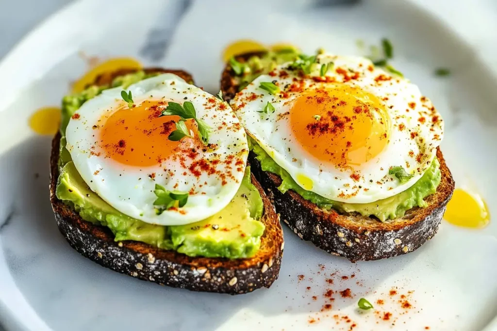 Simple Avocado Toast with Egg