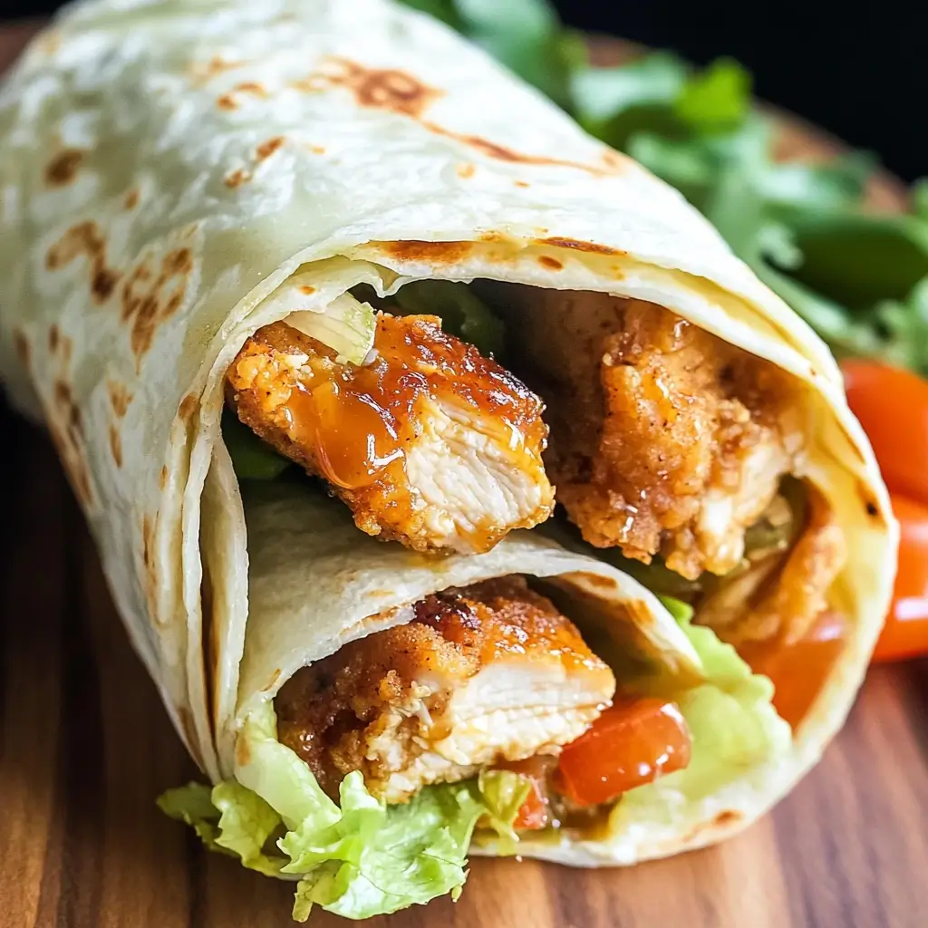 Honey Mustard Chicken Wraps