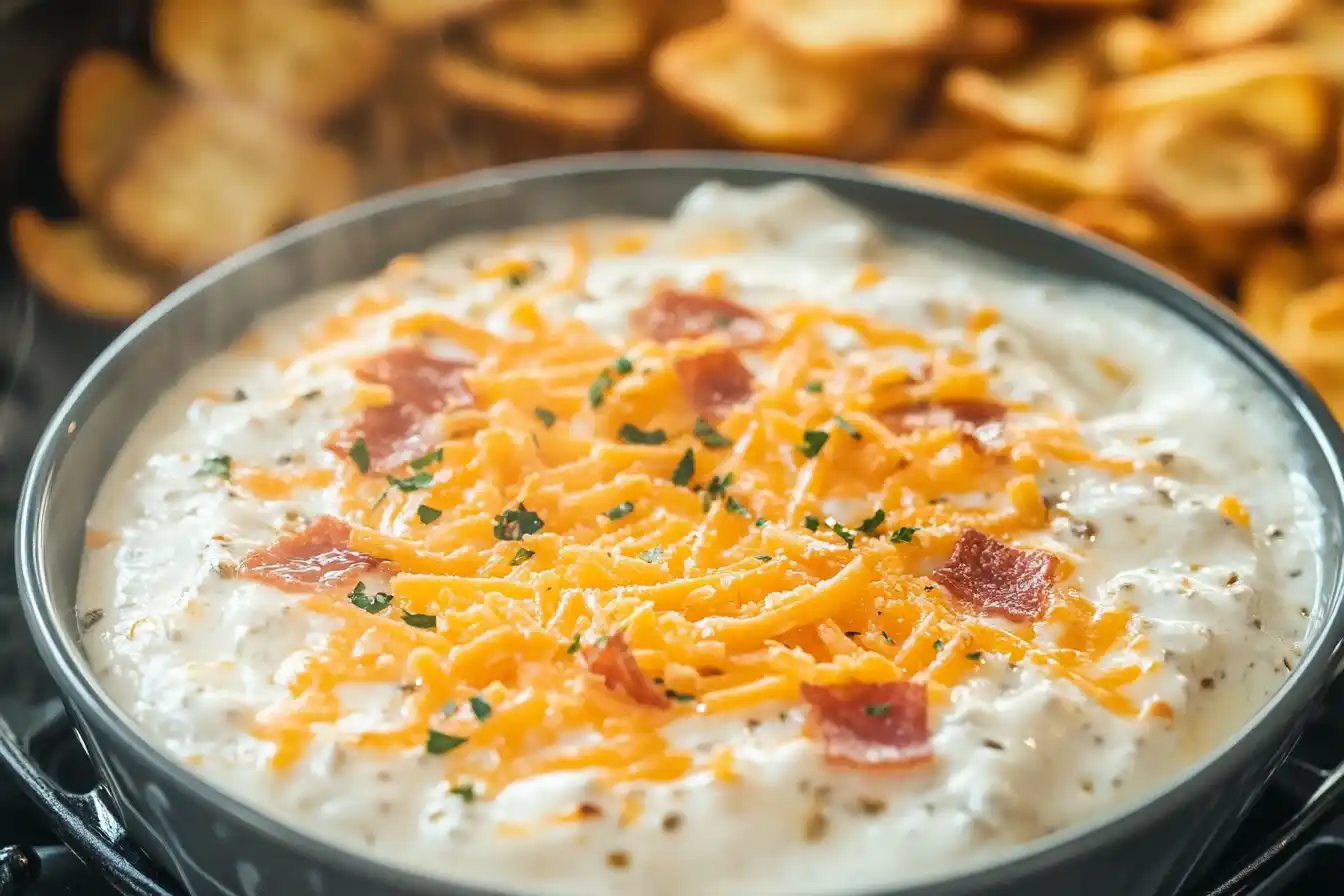 Cheddar Ranch Crack Dip