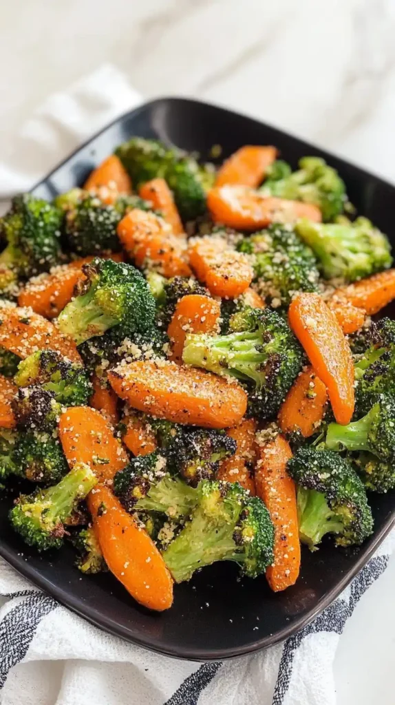 Roasted Broccoli and Carrots