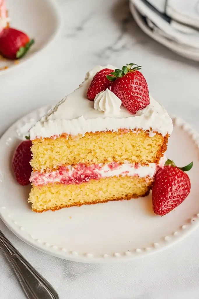 Strawberry Cream Cake