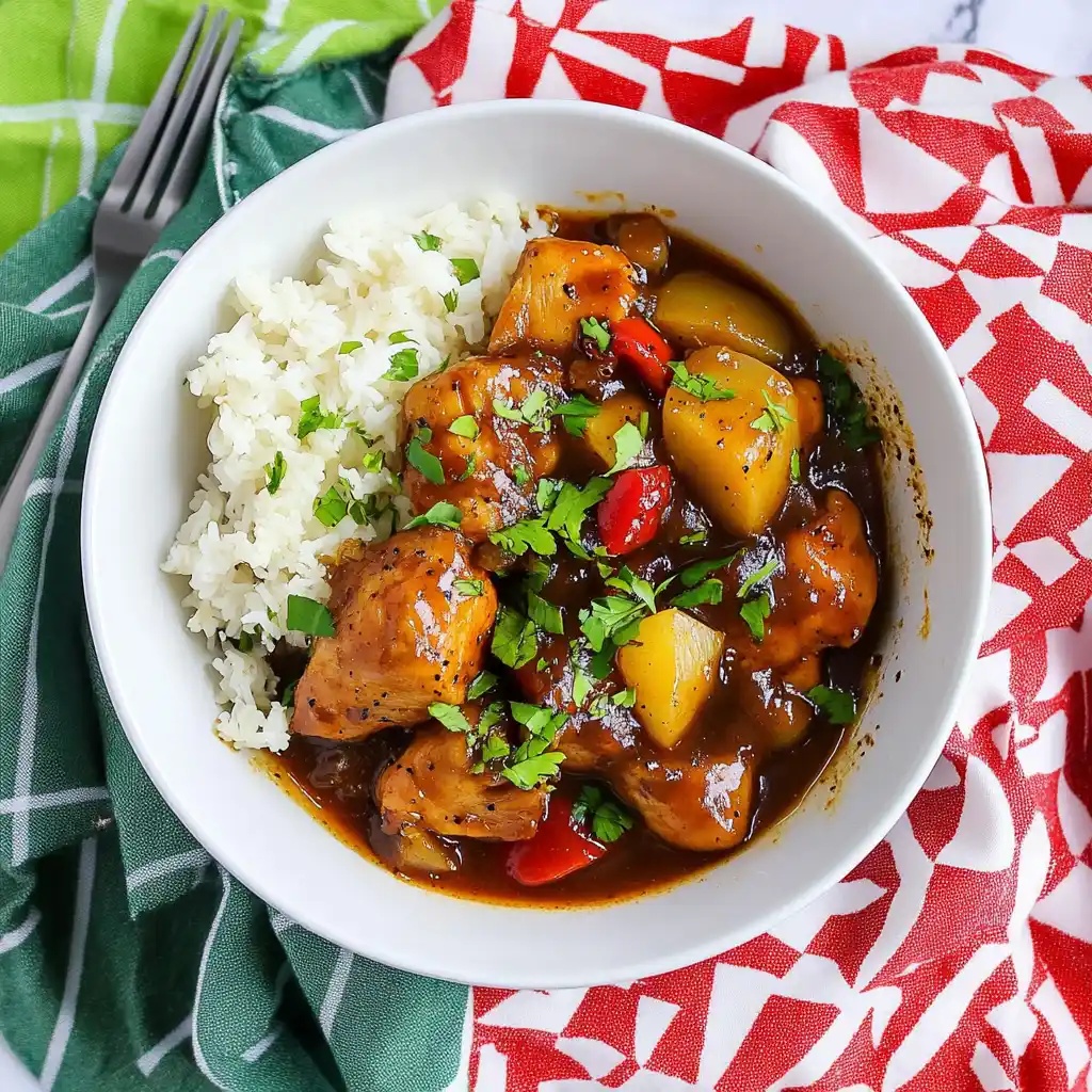 Sweet Hawaiian Crockpot Chicken