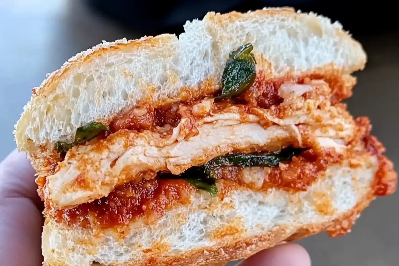 chicken parm sandwich