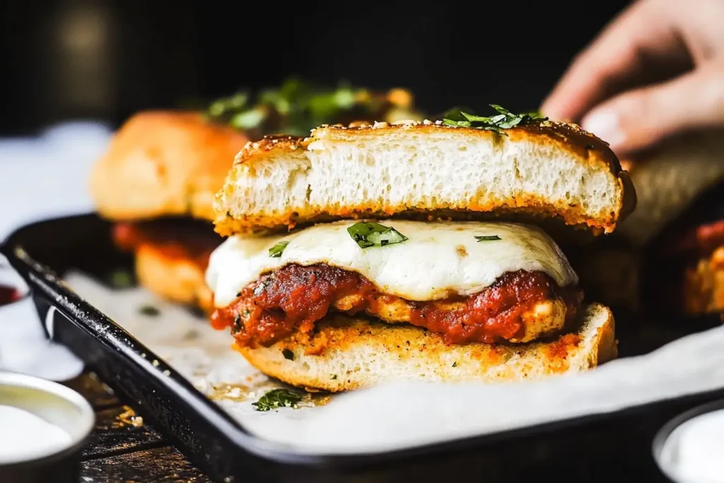 chicken parm sandwich