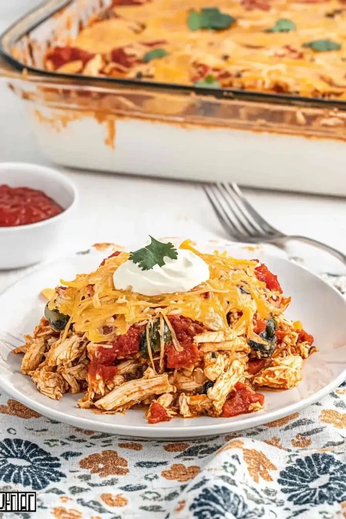 Chicken Taco Casserole