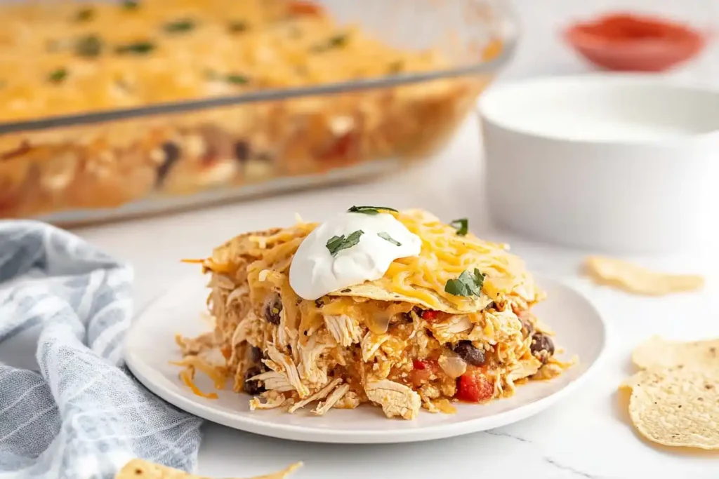 Chicken Taco Casserole