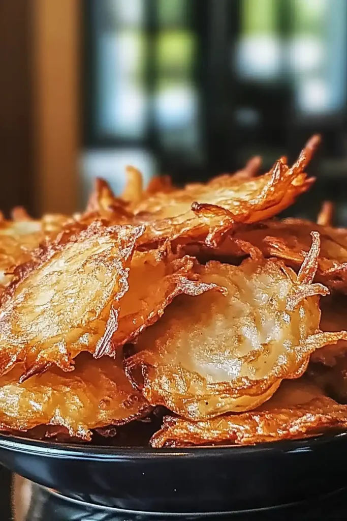 Crispy Amish Onion Fritters