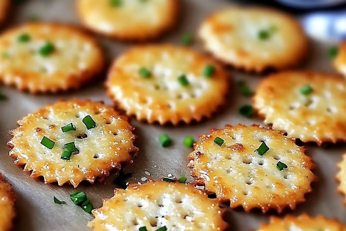 Garlic Bread Ritz Bits