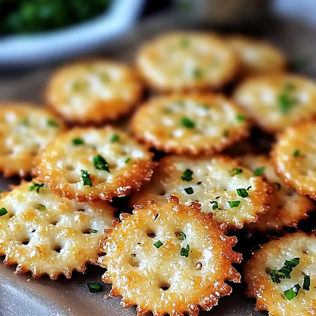 Garlic Bread Ritz Bits