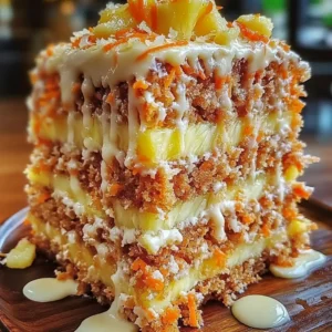 Hawaiian Carrot Pineapple Cake