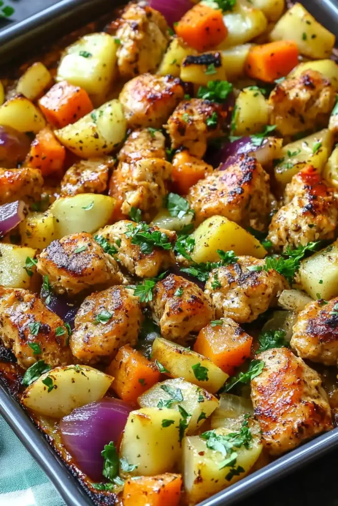 Hawaiian Chicken Sheet Pan