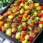 Hawaiian Chicken Sheet Pan