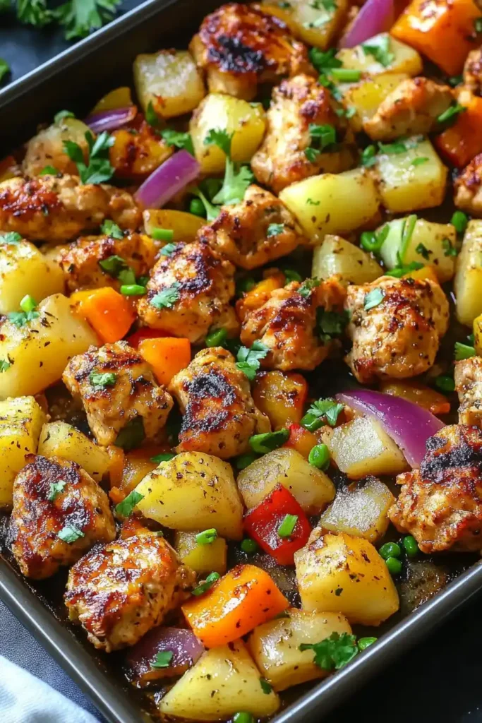 Hawaiian Chicken Sheet Pan