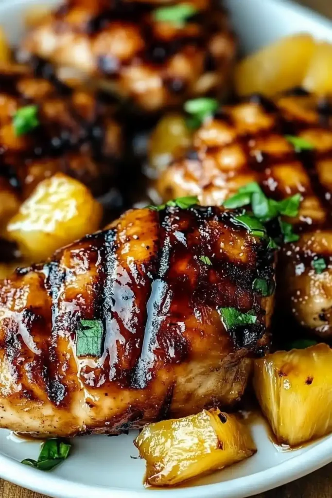 Honey Pineapple Grilled Chicken