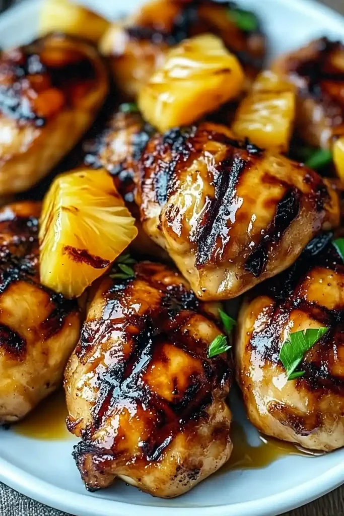 Honey Pineapple Grilled Chicken