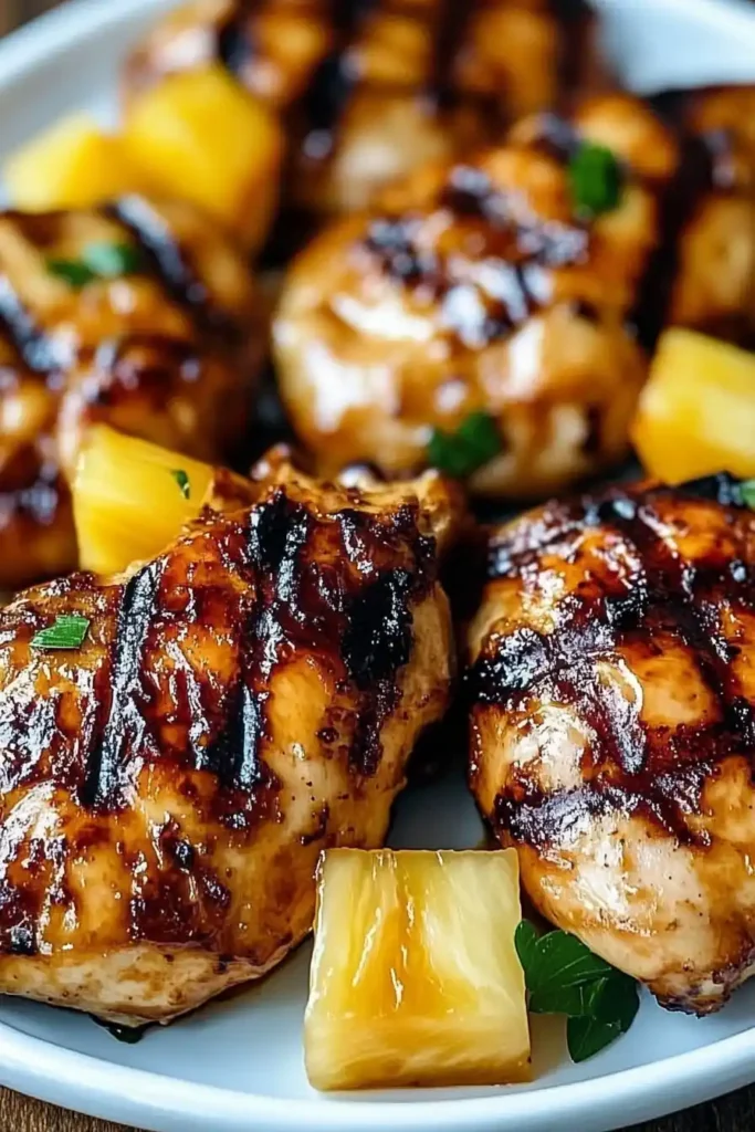 Honey Pineapple Grilled Chicken