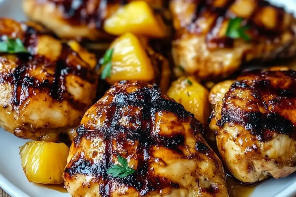 Honey Pineapple Grilled Chicken