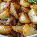 Oven Fried Potatoes and Onions