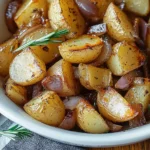 Oven Fried Potatoes and Onions