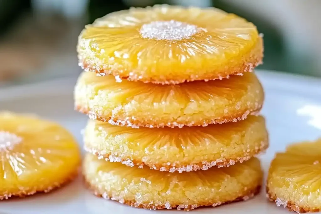 Pineapple Upside Sugar Cookies3
