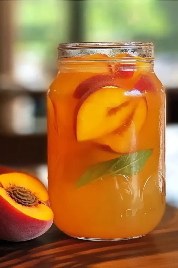 Refreshing Peach Lemonade