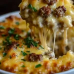 Sausage And Creamy Hashbrown Casserole