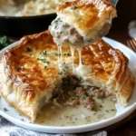 Sausage Gravy Puff Pie