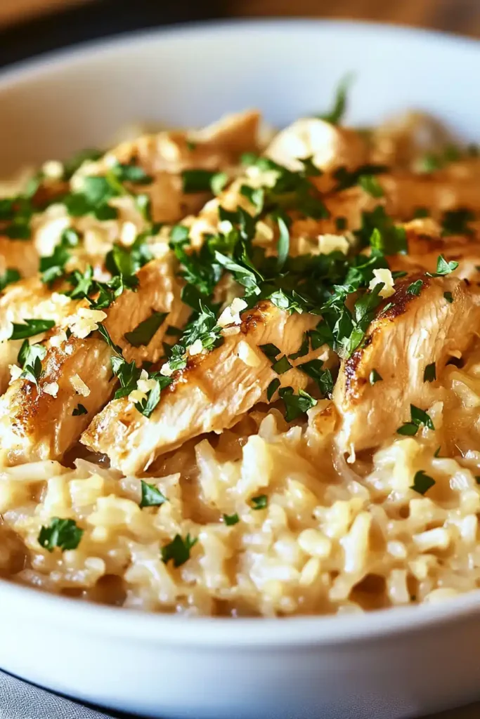 slow cooker crack chicken and rice