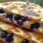 Blueberry Breakfast Quesadilla