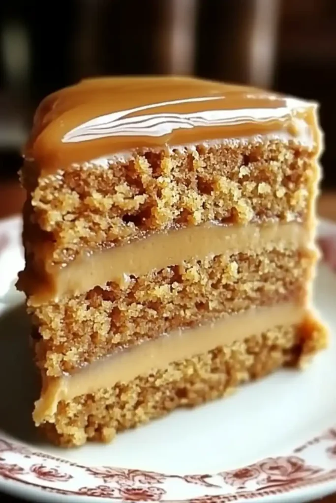 Butterscotch Cake with Caramel Frosting
