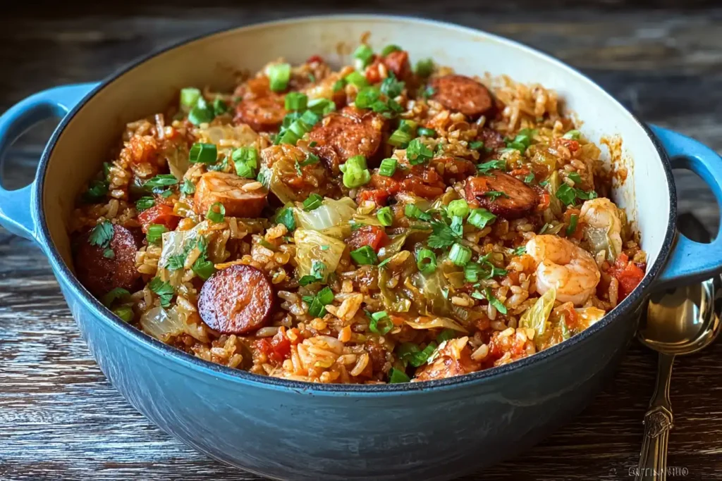 Cajun Cabbage Jambalaya
