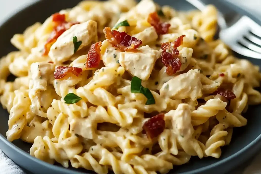 Chicken Bacon Ranch Pasta