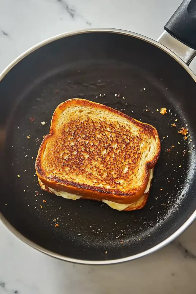 Cook the sandwich