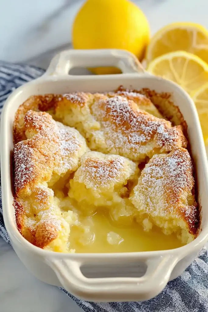 Magic Lemon Cobbler