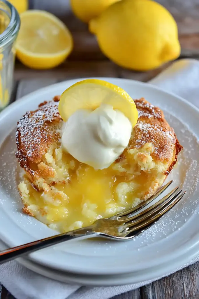 Magic Lemon Cobbler