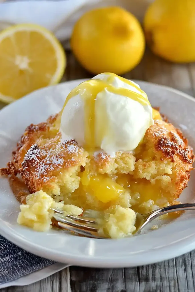 Magic Lemon Cobbler