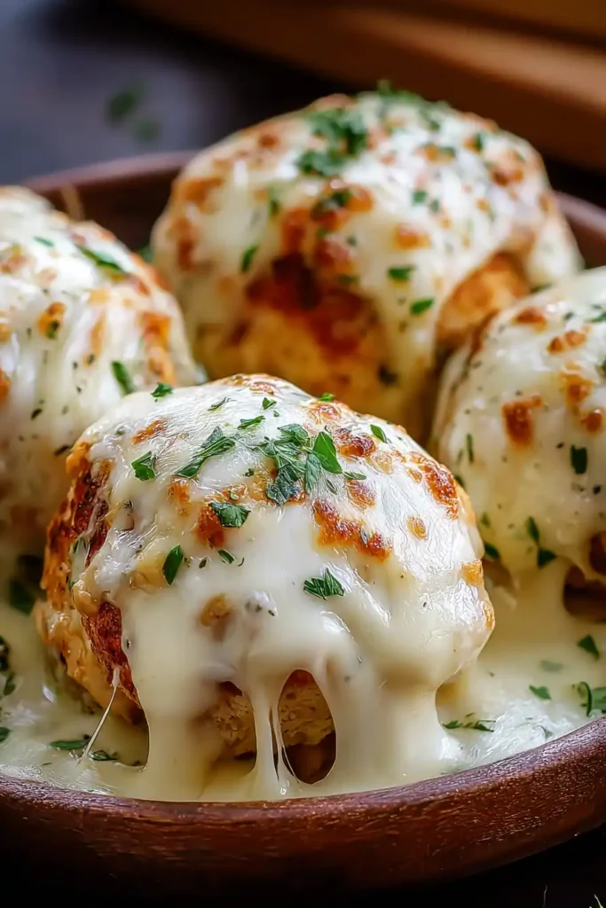 Melted Mozzarella & Ranch Chicken Bombs