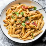 One Pot Creamy Cajun Chicken Pasta