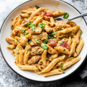 One Pot Creamy Cajun Chicken Pasta