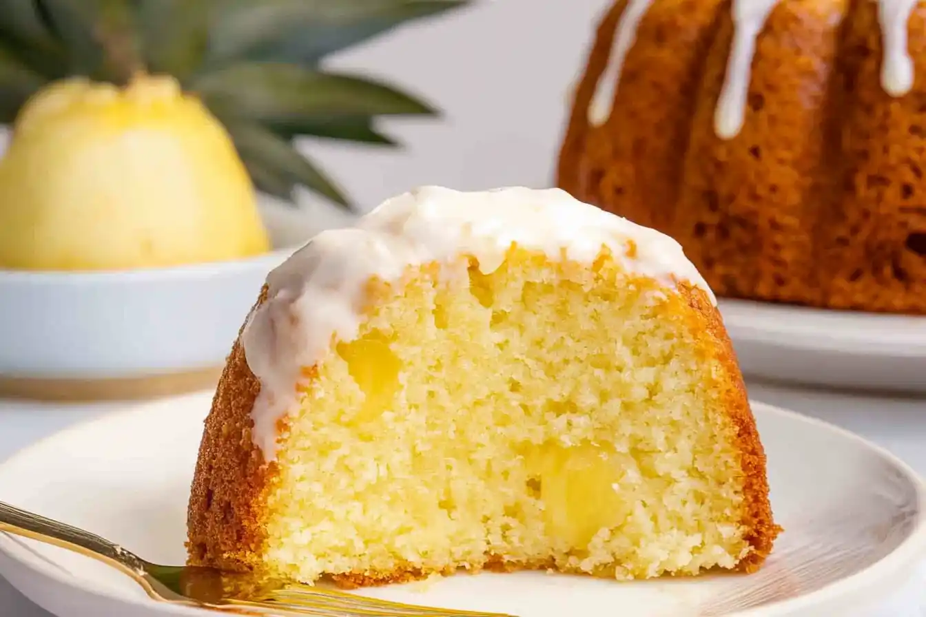 Pineapple Cream Cheese Bundt Cake