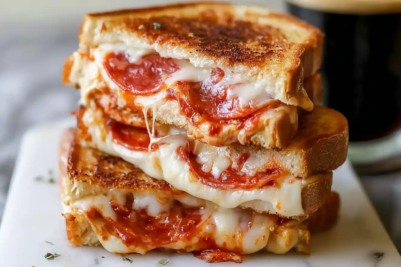 Pizza Grilled Cheese Sandwiches