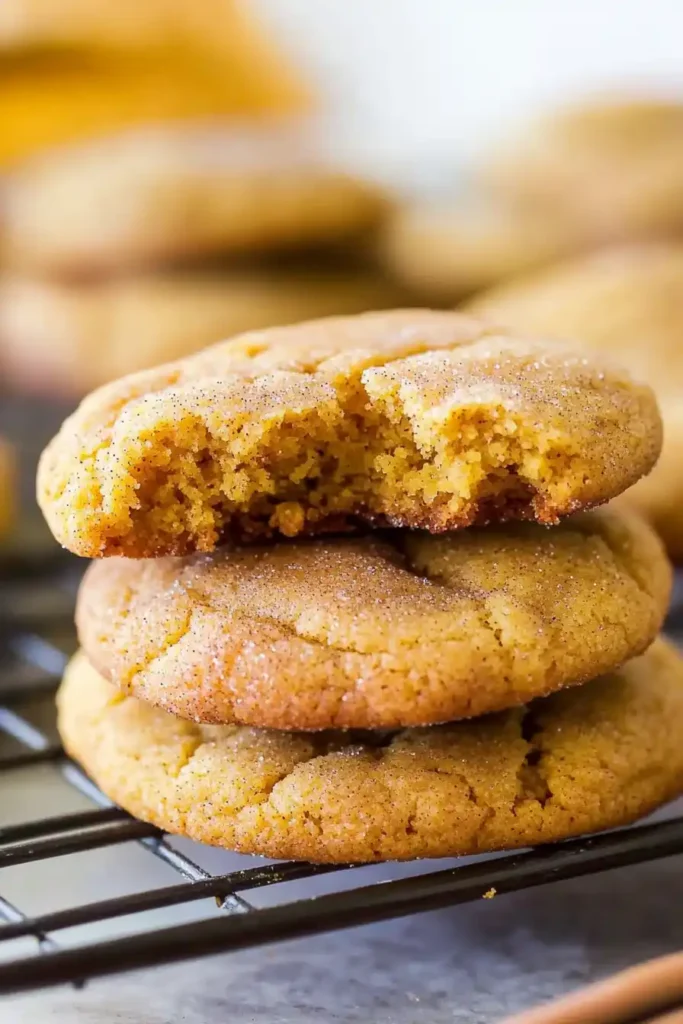 Pumpkin Snickerdoodle Cookies