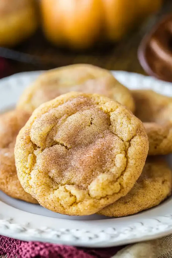 Pumpkin Snickerdoodle Cookies