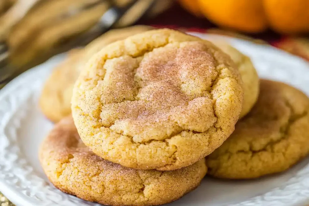 Pumpkin Snickerdoodle Cookies