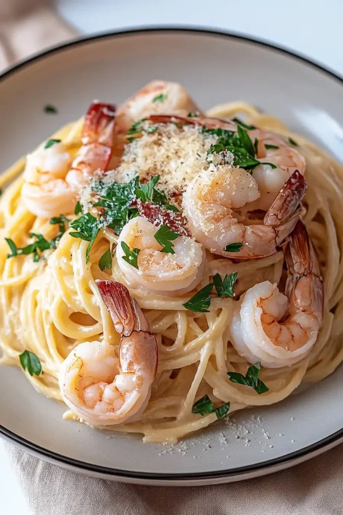 Shrimp Carbonara