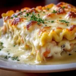 Shrimp and Crab Alfredo Lasagna Roll-Ups
