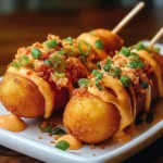 Shrimp and Crab Nacho Bomb Corn Dogs