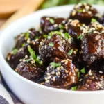 Slow Cooker Honey Garlic Steak Bites