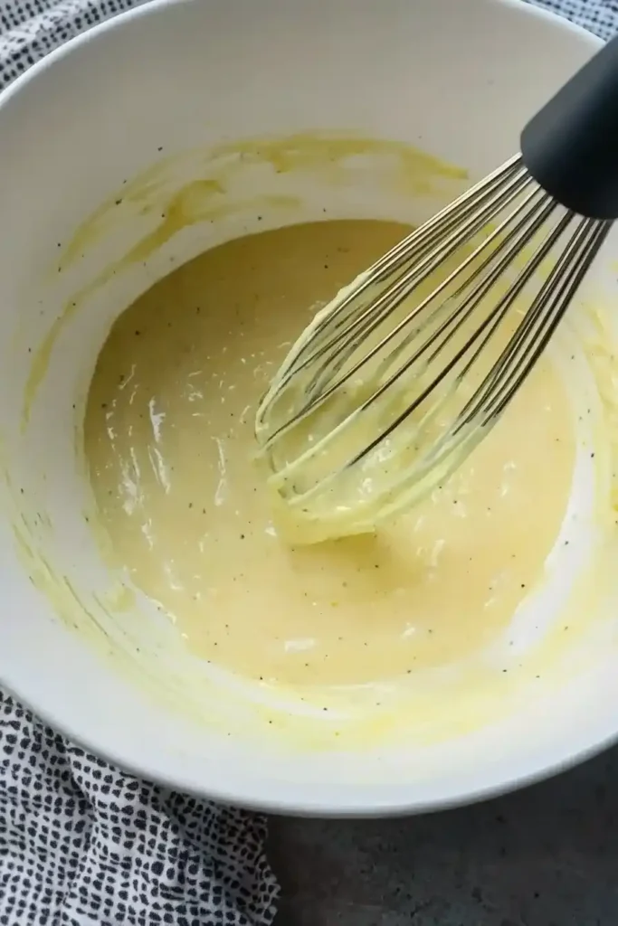 Southern Potato Salad mixed sauce